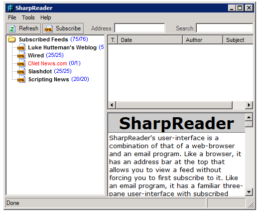 SharpReader